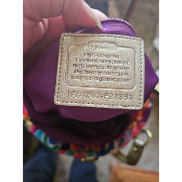 Coach F21361 Poppy Pop Signature C Spotlight Tote Hand/Shoulder Multicolored Bag - Picture 14 of 16